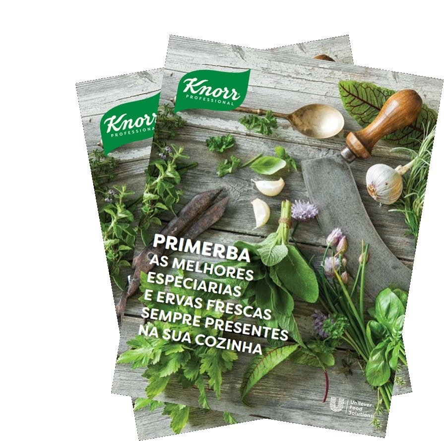 Brochura com receitas Primerba